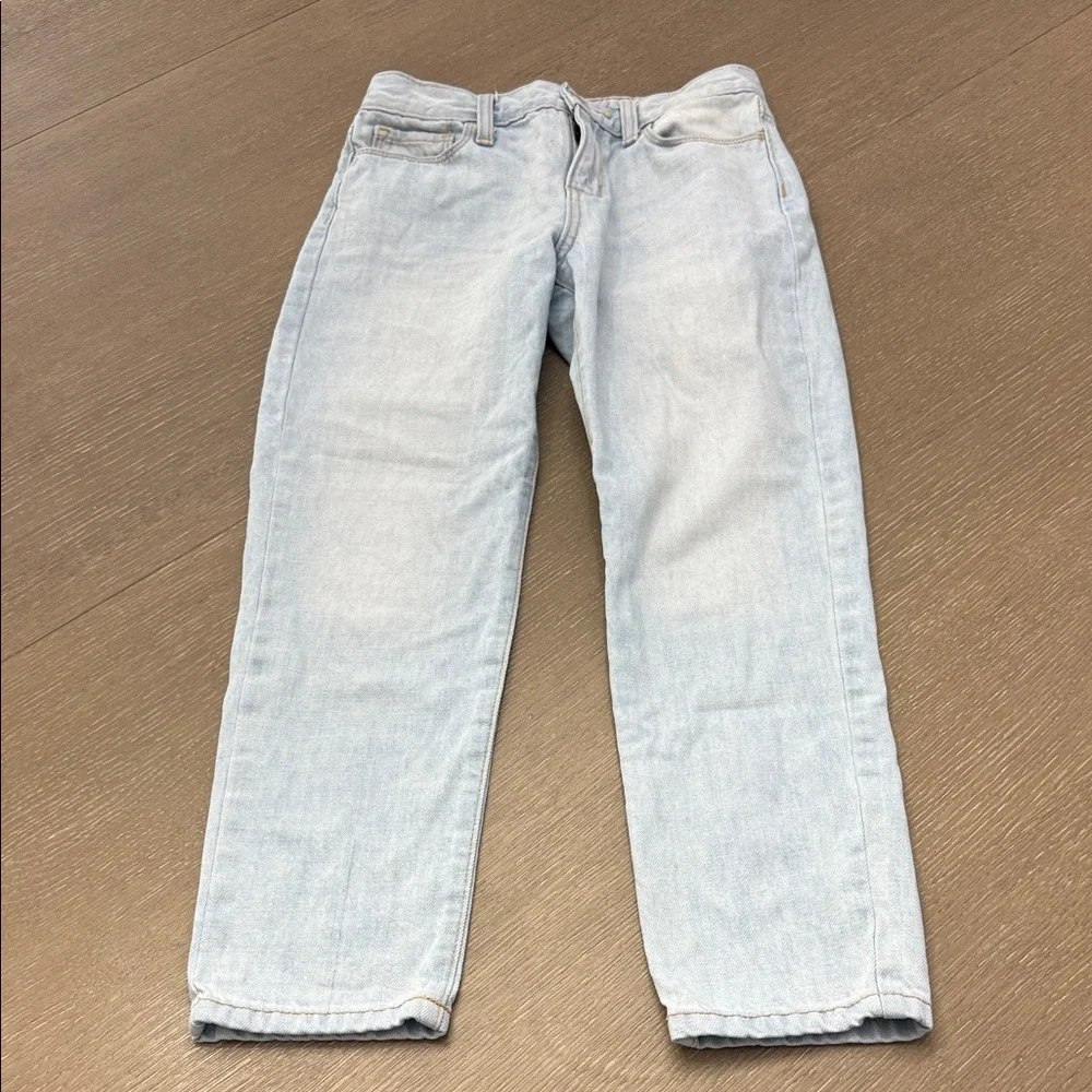 Girls Old Navy Light Blue Denim Jeans Adjustable Waist